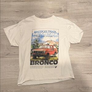 Ford Bronco Cream T-Shirt